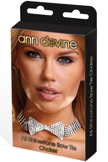 Ann Devine Bow Tie Choker - Ожерелье в форме бабочки - купить в секс шопе