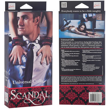 California Exotic Scandal Universal Cuffs - Дизайнерские оковы - купить в секс шопе