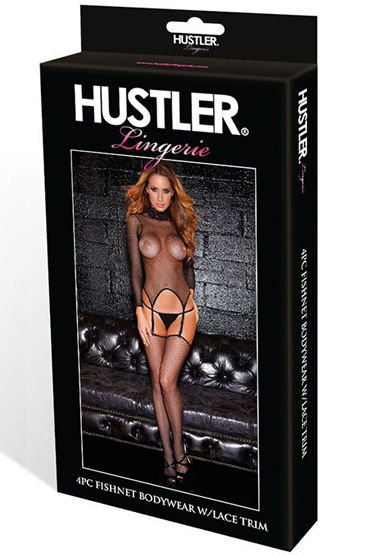 Hustler комплект, Топ с подвязками и чулки и другие товары Hustler с фото