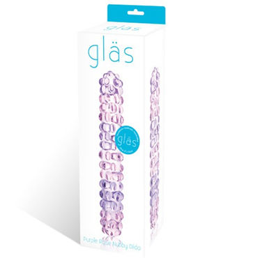 Glas Nubby - Двухсторонний стеклянный стимулятор - купить в секс шопе