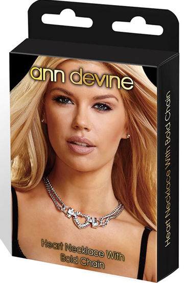 Ann Devine Heart Necklace, серебристый - фото, отзывы