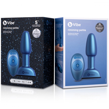 Новинка раздела Секс игрушки - b-Vibe Rimming Petite, синяя