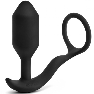 b-Vibe Vibrating Snug & Tug M, черный - фото, отзывы