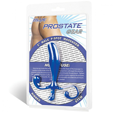 BlueLine C&B Prostate Gear Male P-Spot Massager, синий - фото, отзывы