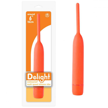 NMC Delight 6" Многоскоростной вибратор, оранжевый — фото 1