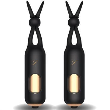 Fredericks Of Hollywood Vibrating Nipple Stimulators, черные — фото 2