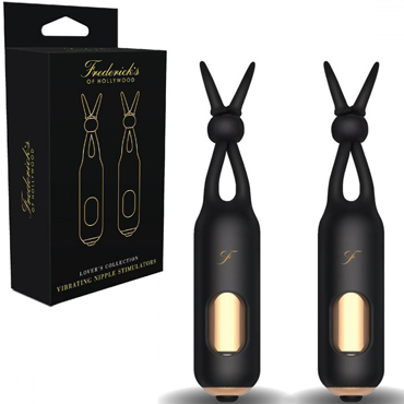 Fredericks Of Hollywood Vibrating Nipple Stimulators, черные — фото 1