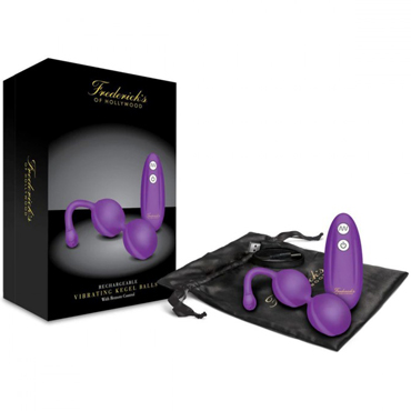 Fredericks Of Hollywood Vibrating Kegel Balls, фиолетовые — фото 1