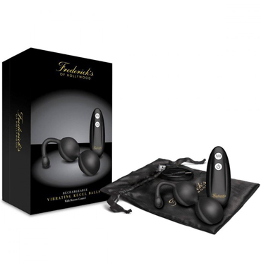 Fredericks Of Hollywood Vibrating Kegel Balls, черные — фото 1