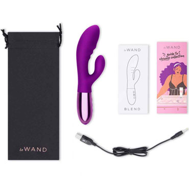 le WAND Blend, фиолетовый, Вибромассажер с двойной стимуляцией и другие товары Le Wand с фото