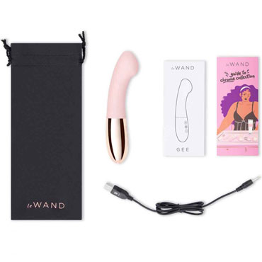 le WAND Gee, розовое золото - Вибратор для стимуляции точки G - купить в секс шопе