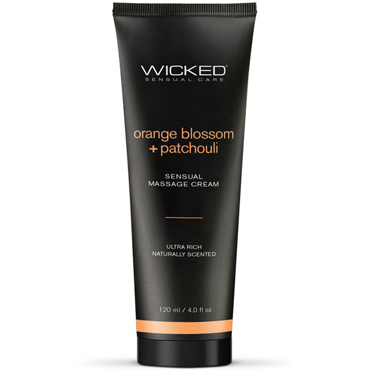 Wicked Orange Blossom + Patchouli Massage Cream, 120 мл, Уходовый и массажный легкий крем