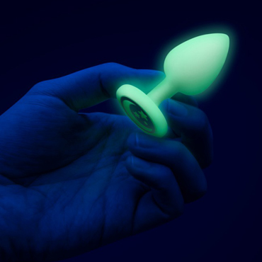 b-vibe ASSTRONAUT GLOW IN THE DARK SET, Набор светящихся в темноте анальных игрушек и другие товары B-Vibe с фото