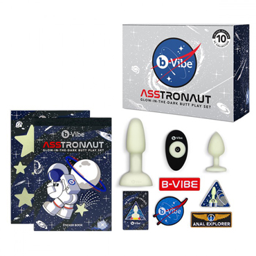 b-vibe ASSTRONAUT GLOW IN THE DARK SET