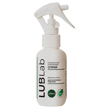 LUBLab Очищающий спрей, бергамот и мята, 100 мл