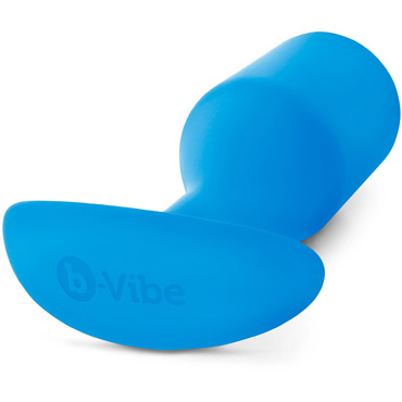 Анальная пробка B-vibe Snug Plug 5, синяя — фото 3