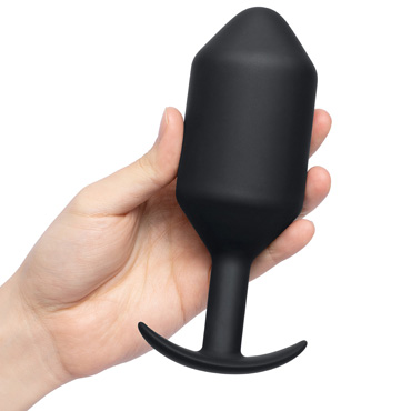 Анальная пробка B-vibe Snug Plug 7, черная - фото, отзывы