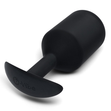 Анальная пробка B-vibe Snug Plug 7, черная - Профессиональная, для ношения - купить в секс шопе