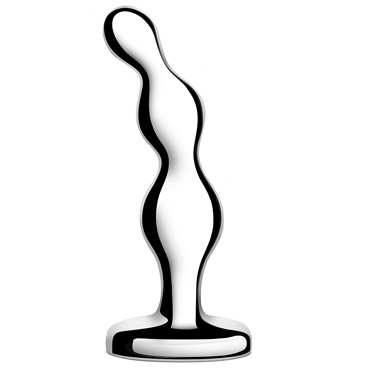 Анальный стальной фаллоимитатор STAINLESS STEEL ANAL BEADS - фото, отзывы