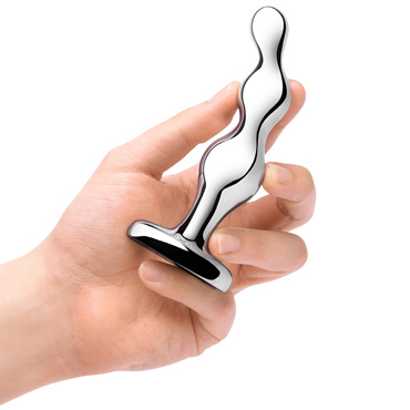 Новинка раздела Секс игрушки - Анальный стальной фаллоимитатор STAINLESS STEEL ANAL BEADS