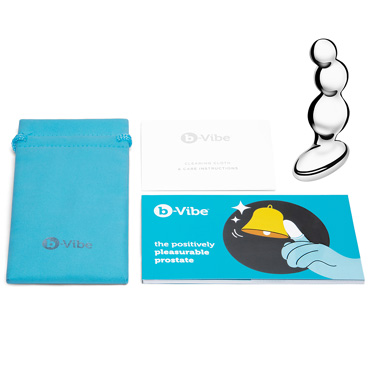 Анальный стальной фаллоимитатор STAINLESS STEEL ANAL BEADS - фото 7