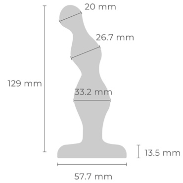 Анальный стальной фаллоимитатор STAINLESS STEEL ANAL BEADS - фото 8