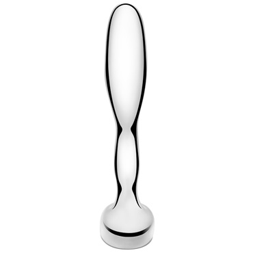 Стальной стимулятор простаты STAINLESS STEEL PROSTATE PLUG -  - купить в секс шопе
