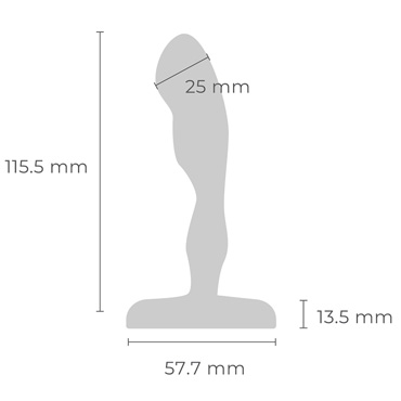 Стальной стимулятор простаты STAINLESS STEEL PROSTATE PLUG - фото 8