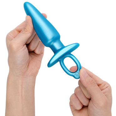 Анальный плаг с кольцом SLEEK PLUG, Из силикона и другие товары B-Vibe с фото