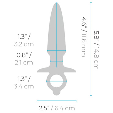 Новинка раздела Секс игрушки - Анальный плаг с кольцом SLEEK PLUG