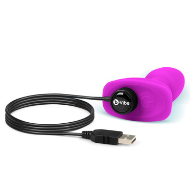 B-Vibe Rimming Petite, фуксия - подробные фото в секс шопе Condom-Shop