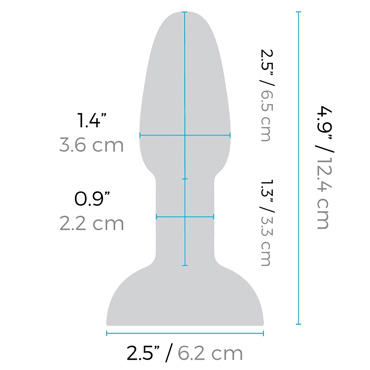 B-Vibe Rimming Petite, фуксия - фото 8