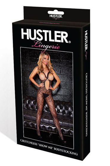 Hustler Crotchless "Show Me" Bodystocking — фото 3