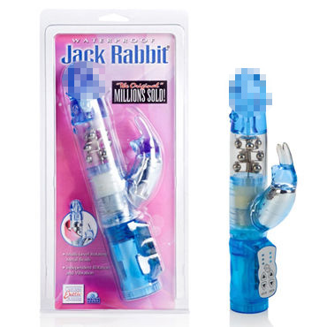 California Exotic Waterproof Jack Rabbit, голубой — фото 1
