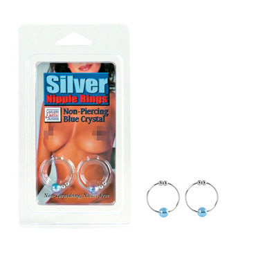 California Exotic Silver Nipple Rings — фото 1