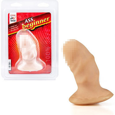 Erotic Fantasy Ass Beginner Dildo, телесный — фото 1