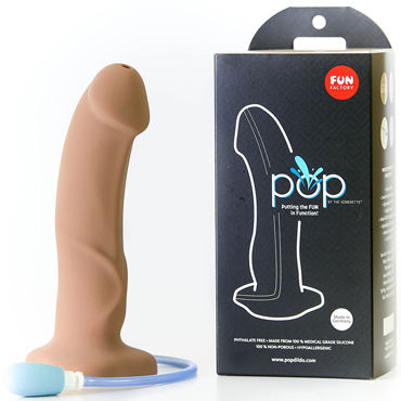 Fun Factory Pop Dildo, телесный - Эякулятивный фаллоимитатор - купить в секс шопе