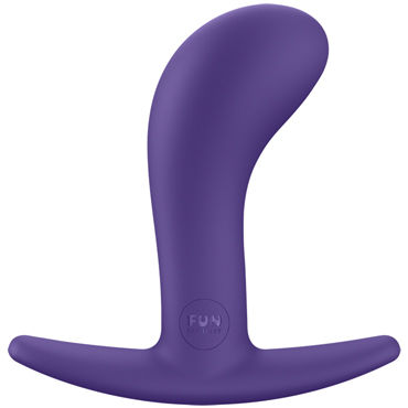 Fun Factory Bootie M, фиолетовая, Анальная втулка среднего размера, с ограничителем