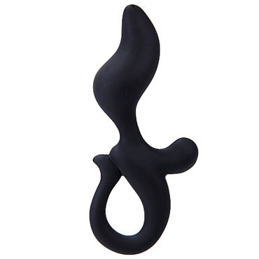 Shots Toys Scorpion, черный, Массажер для анальной и вагинально-клиторальной стимуляции