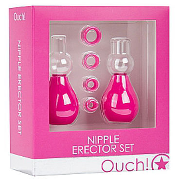 Shots Toys Nipple Erector Set, розовый - фото, отзывы