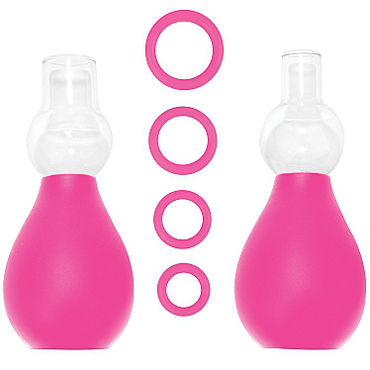 Shots Toys Nipple Erector Set, розовый, Набор для стимуляции груди