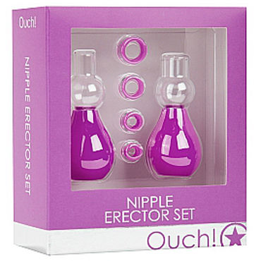 Shots Toys Nipple Erector Set, фиолетовый - фото, отзывы