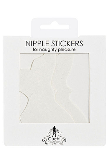 Shots Toys Nipple Sticker Butterfly, белые - фото, отзывы
