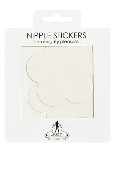 Shots Toys Nipple Sticker Blossom, белые - фото, отзывы