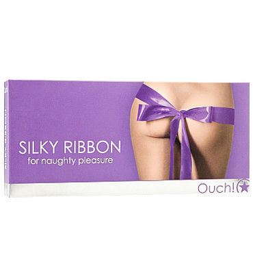 Shots Toys Silky Ribbon, фиолетовая - фото, отзывы