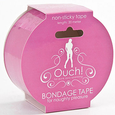 Shots Toys Bondage Tape Light, розовая - фото, отзывы