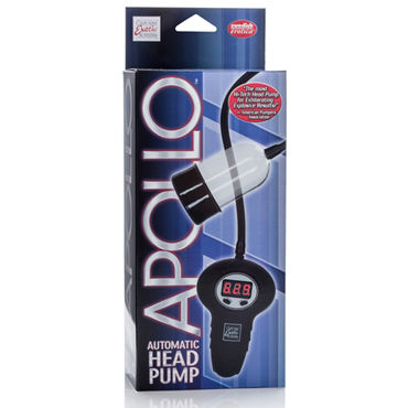 California Exotic Apollo Automatic Head Pump, прозрачная - Помпа для стимуляции головки - купить в секс шопе