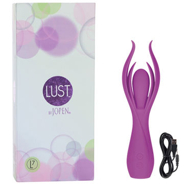 Jopen Lust L7, фиолетовый, Вибромассажер оригинальной формы