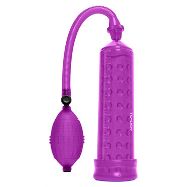 Toy Joy Power Massage Pump W. Sleeve, фиолетовая, Мощная помпа