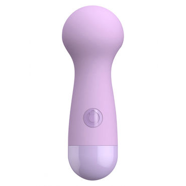 Toy Joy Cara Small Wand Massager, фиолетовый, Компактный вибромассажер с круглой головкой